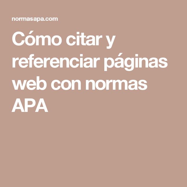 Conocer Paginas Web Normas Apa Putas Online León-66351